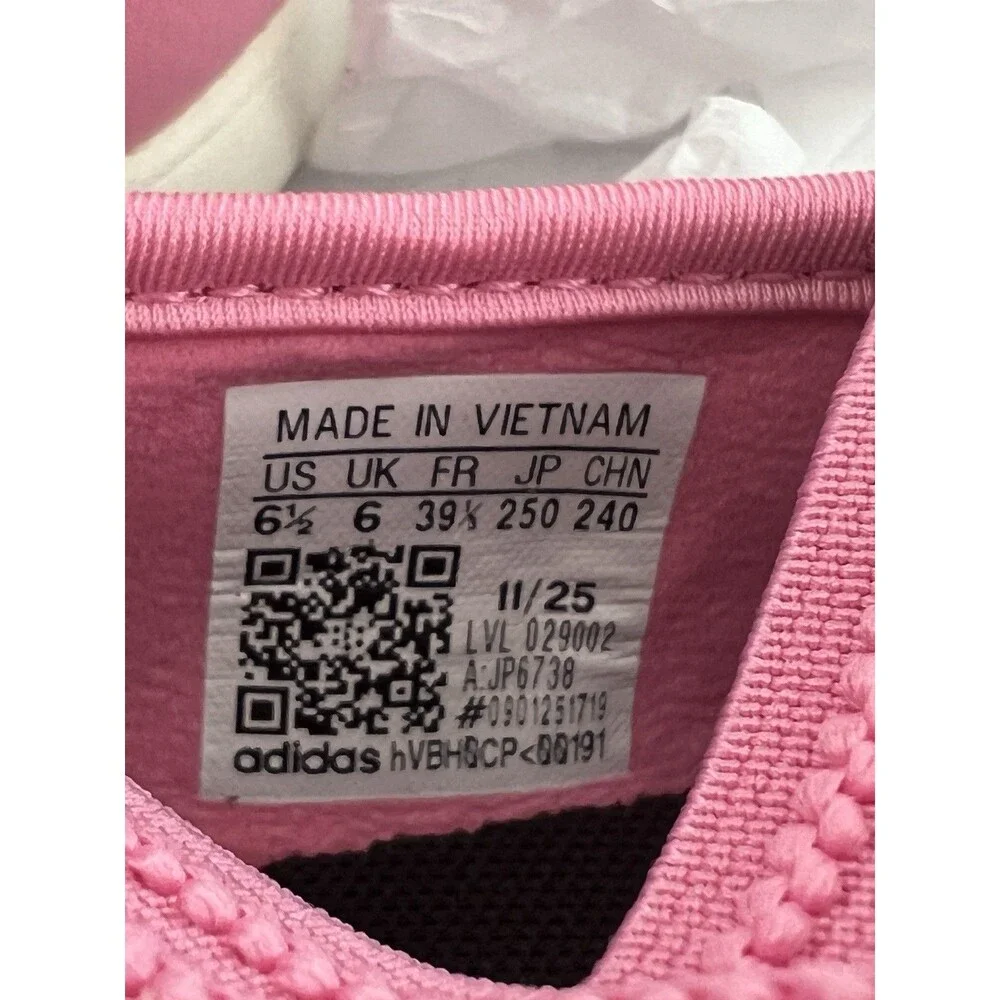 Adidas Barreda Mary Jane Sneakers Bliss Pink Black JP6738 Youth 6.5 New